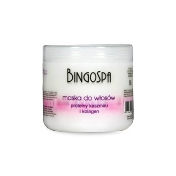 .BINGOSPA - Maska do włosów z proteinami jedwabiu i kaszmiru 500ml .